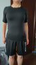 艾伦伯顿（Alen Botun）运动套装女户外跑步瑜伽服紧身高弹速干衣春秋长袖训练篮球服 炫酷-健身五件套 M(100-115斤) 实拍图