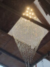 思洛迪 客厅水晶大吊灯旋转楼梯吊灯欧式复式楼中空吊灯现代别墅长吊灯 《包安装》1米2直径3米5高度三色 晒单实拍图