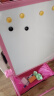巧巧兔儿童画板磁性绘画套装小黑板家用教学可擦写支架式3-6岁绘画工具 实拍图