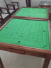 中伟实木麻将桌餐桌两用简易家用象棋桌正方形棋牌桌椅组合桌+4普京椅 实拍图