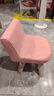 百目源凳子家用矮凳靠背小椅子客厅沙发凳实木板凳宝宝小凳子门口换鞋凳 樱花粉【高40cm】 实拍图