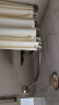桂枫防水浴帘杆套装免打孔弧形L型不锈钢可伸缩加粗浴室杆90cm 实拍图