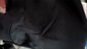 浪莎保暖裤男羽绒护膝加绒加厚双层护腹贴片男士保暖内衣冬季保暖裤 黑色 XL【体重125 -145斤可穿】 实拍图