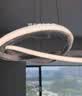 ARROW箭牌照明 吊灯LED客厅灯北欧后现代环形餐厅吊灯中山灯具 【官方直营】白色60公分/已接入米家APP 实拍图