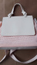 CHARLES&KEITH24夏季新品时尚拼色编织双肩背包女CK11-60782356 粉红色Pink R 晒单实拍图