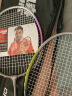 红双喜（DHS）羽毛球拍对拍升级款套装含羽毛球训练比赛深凹槽羽拍2支1012紫/绿 实拍图