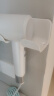 惠寻京东自有品牌 吹风机置物架吹风筒支架免打孔壁挂卫生间吹风挂架 白色 （一个装） 实拍图