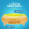 博士豚 婴儿泳圈新生婴儿脖圈双气囊防侧翻加厚游泳圈0-1岁儿童玩水玩具 绿色S码(内径7.5cm,适用3-6kg) 实拍图