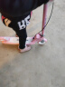 永久（FOREVER）代步滑板车两轮青少年4-12岁学校园折叠车城市二轮单脚儿童踏板车 雪粉色【双刹+闪光+音乐】 实拍图