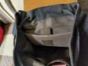 CalaceKonla双肩包男旅行背包帆布复古大学生书包大容量电脑包商务休闲潮CK09 黑色 实拍图