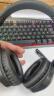 联想（Lenovo）头戴式无线蓝牙耳机电竞游戏音乐运动降噪电脑网课耳麦耳机 通用苹果华为小米 thinkplus th10黑色 实拍图