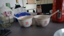 釉下彩可爱卡通碗碟套装家用陶瓷碗筷盘餐具可爱猪两碗两勺 2碗2勺 4件套 实拍图