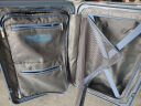 美旅箱包时尚休闲行李箱竖条纹轻便拉杆箱旅行箱QI9冰蓝色20英寸 晒单实拍图