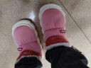 众嗨冬季儿童棉拖鞋包跟亲子棉鞋大童保暖加绒加厚防水鞋居家 粉色 28-29码内长18cm4-5岁 实拍图