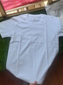 珞妮（LUONI）重磅纯棉短袖t恤女夏季新款男女同款小白T纯色宽松休闲显瘦打底衫 白色 S 建议80-100斤 实拍图
