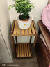 唯艺视品花架实木家用三件套吊篮中式隔断阳台客厅室内室外绿萝置物架简约 28*58 实拍图
