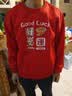 GENIOLAMODE加绒红色卫衣男女同款圆领本命年卫衣喜庆新年战袍长袖衫 实拍图