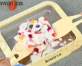 志高（CHIGO）炒酸奶机 炒冰机 家用冰淇淋机器儿童自制DIY炒酸奶冰 炒冰板 炒酸奶网红制冰神器ZG-CBJ001 实拍图
