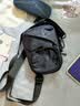 新潮代单肩包男士斜挎包休闲潮牌运动挎包帆布迷你轻便手机包小背包 黑色 实拍图