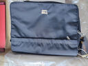 Troop英国男包休闲商务男士单肩斜挎包牛津布单肩包男士横款防水尼龙包 小号L1538N纯黑色（不带肩垫） 实拍图