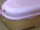 星优 儿童积木玩具收纳箱 宝宝零食储物箱家用装衣服大容量整理箱 稻麦黄【大号】 实拍图