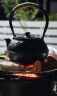 探险者（TAN XIAN ZHE）围炉煮茶套装铸铁烧烤炉户外烧烤室内煮茶炉取暖火盆煮茶壶木炭 特大号28cm围炉+烤网+炭夹 实拍图