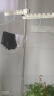 桂枫浴室置物架顶天立地晾衣架不锈钢挂衣架落地室内免打孔伸缩折叠 实拍图