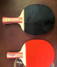 红双喜一星乒乓球拍直拍对拍套装一星级H1006含拍包乒乓球 晒单实拍图