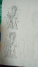 touch mark素描纸临摹本38张加厚护眼色线稿手绘画画本动漫人物专用图搭配自学教程零基础 实拍图