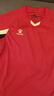 卡尔美（KELME）新款足球服套装青少年透气吸汗学生短袖比赛队服球衣空板可定制 红色 150CM 实拍图
