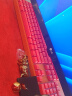 斗鱼（DOUYU.COM）DKM150 机械键盘 游戏键盘 办公电竞 电脑笔记本 可拆卸上盖 104键有线白光 元气橙 红轴 实拍图
