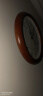 北极星（POLARIS）挂钟 欧式实木客厅时尚创意时钟简约现代田园挂表装饰挂墙15英寸石英钟表 9060环形 实拍图