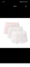 好孩子（gb）女童内裤A类儿童平角内裤内裤礼盒装粉红120 3条装 实拍图