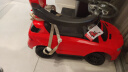 智乐堡（CHILOKBO）儿童扭扭车1-3岁手推溜溜学步车滑行车四轮带推杆遛娃奔驰3288红 实拍图