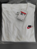耐克（NIKE）男子 T恤 AS M NSW CLUB TEE 运动服 AR4999-100 白色 L码 晒单实拍图
