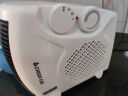 志高（CHIGO） 取暖器电暖器电暖气 办公室卧室家用暖风机电暖风便携式立卧两用暖气机P1款 白色双温控延长线款 实拍图