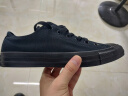 匡威（Converse）官方 All Star男女帆布低帮休闲运动鞋海军蓝102329 1Z635/黑色 41 实拍图