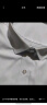 南极人衬衫男纯色长袖商务衬衫男士棉质舒适衬衣外套修身西装白衬衫男XL 实拍图