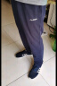 骆驼（CAMEL）直筒运动裤男子休闲针织卫裤长裤 CB1225L0784 深钴蓝 M 实拍图