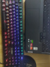 微星（MSI）GK50Z 机械键盘 红轴 RGB光效 有线 游戏电竞办公键盘 104键 吃鸡键盘 黑色 实拍图