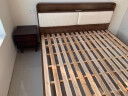 品族实木床多功能北欧主卧软靠双人床厚板带夜灯储物 1.5*2.0米气压床 实拍图