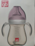 好孩子（gb）PPSU婴儿奶瓶宽口径奶瓶带手柄吸管小饿魔系列300ml粉色 6个月+ 晒单实拍图
