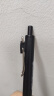 三菱（uni）UMN-S-05小浓芯按动中性笔 浓墨黑科技系列0.5mm办公学生考试用签字笔 黑杆黑色 1支装 实拍图