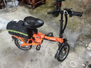 奥米融代驾电动折叠车铝合金超轻便电动车小型迷你锂电池自行车电瓶车 X8长跑王/电池质保2年/40容量约130KM 实拍图
