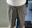 罗蒙休闲短裤男夏季商务男裤棉弹透气五分裤运动裤子男装LM112灰色34 实拍图