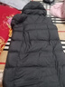 坦博尔羽绒服女长款宽松舒适美拉德色系女士外套TD237850 黑色 160  实拍图