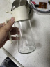 双枪油壶自动开合油瓶厨房玻璃油罐醋壶酱油瓶防漏油不挂 大容量白色 实拍图