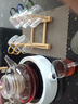 瓷牌茗茶具（cipaiming teaset） 电陶炉煮茶器煮茶壶茶炉家用小型电茶炉加厚耐热玻璃茶壶 竹柄煮茶壶+简约白炉6彩杯+架 实拍图