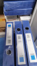 得力(deli)10只55mmA4塑料文件盒 加厚档案盒 考试收纳  财会用品 33126蓝色 实拍图