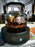 忆壶茶（YIHUTEA）茶壶玻璃煮茶壶耐热提梁壶大容量煮茶器茶水分离茶壶煮茶电陶炉 多功能 自动断电陶炉+漫杏 1.2L 实拍图